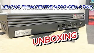 Lenovo ThinkCentre M70q TINY i7 13700 Unboxing  12E3003KGR  ThinkCentre M70q Gen 4 Review [upl. by Ahsita]