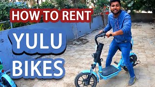 YULU BIKES  HOW TO USERENT YULU BIKE VLOG [upl. by Tarabar]