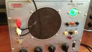 Eico Signal Tracer Demonstration Video Model 147 A [upl. by Chesnut]