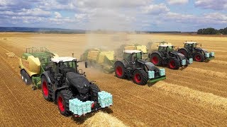 ETA LA LOUVIERE  4 FENDT 1050 amp 900 BLACK BEAUTY  4 KRONE HDP I et II [upl. by Winnie]