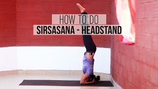 How to do Sirsasana  Headstand Yoga Pose [upl. by Aekin]