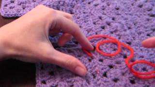 Hidden Flat Reversible Granny Square Join [upl. by Dihahs463]