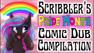 Scribblers Pride Comic Compilation 2019 2023 MLP Comic Dubs [upl. by Ekim]