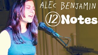 quot12 Notesquot  Alec Benjamin Cover by Vineyard Chicks [upl. by Maram330]