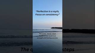 Perfection Is a Myth Progress Is What Matters [upl. by Koran]