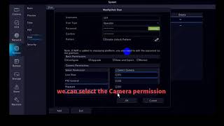 how to set user on the NVR [upl. by Minna221]