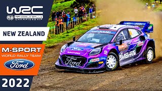 MSport Ford Rally Highlights Friday  WRC Repco Rally New Zealand 2022 [upl. by Magena]