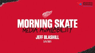 Jeff Blashill  Morning Skate  39 TBL [upl. by Tihor550]