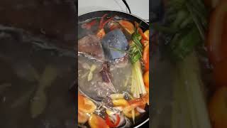 Simple Dish Fish Soup With Camote Tops  Tinolang Isda Recipes [upl. by Nnovahs]