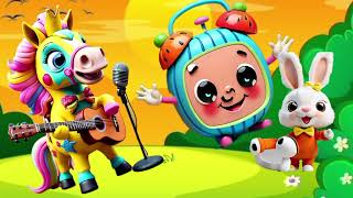 Hickory Dickory Dock kids Song  kids educational videos  433  Coco Finger Rhymes [upl. by Kolva]