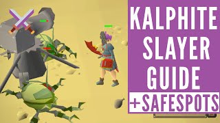 Kalphite Slayer Guide OSRS Melee  Safespot for Range Magic and Cannon 2020 [upl. by Sollows]