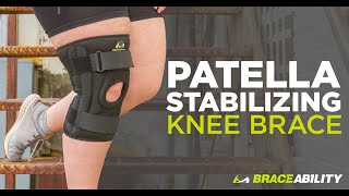 Patella Stabilizing Chondromalacia Knee Brace [upl. by Neelyahs]