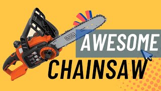 BLACKDECKER 20V MAX Cordless Chainsaw Kit  Great Little Chainsaw [upl. by Arlan]