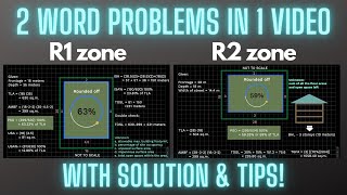 Lot Area Computation 2 Architecture Design Problems in 1 Video [upl. by Llecrad]