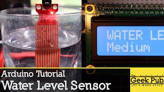 Arduino Water Level Sensor Tutorial [upl. by Brocklin]