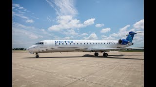 United — Meet the newest member of the fleet the CRJ550 [upl. by Alys]