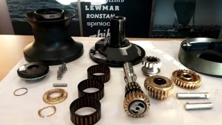 HowTo assemble a Lewmar Sailing Winch with  MAURIPRO Lewmar Astor Racing Winch [upl. by Amando]