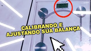 DIY COMO CALIBRAR SUA BALANÇA DIGITAL MELHOR MÉTODO 2020 [upl. by Elledoj]