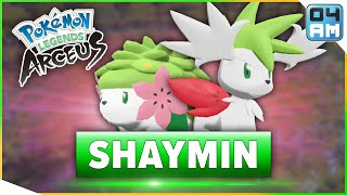 Where To Find SHAYMIN amp How To Catch It in Pokemon Legends Arceus [upl. by Gonzalo]