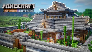 Minecraft Interior amp Exterior Traditional Japanese House [upl. by Sedaiuqlem]