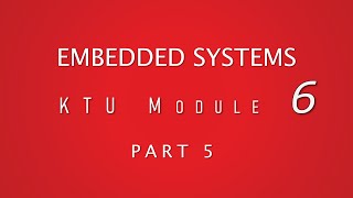 KTU Embedded Systems Popular RTOS FreeRTOS VxWorks [upl. by Whiffen]