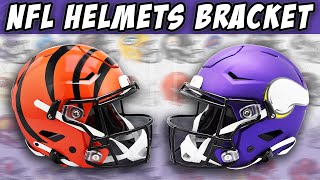 Ranking All 32 NFL Helmets  NFL Bracket [upl. by Joaquin]