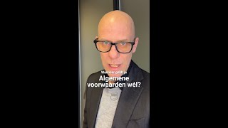 Gelden algemene voorwaarden ook bij toekomstige orders [upl. by Ecnedurp]