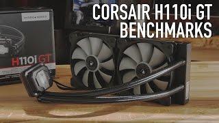 Corsair H110i GT 280mm Liquid CPU Cooler Review Benchmarks amp Overclocking Tests [upl. by Neraa973]