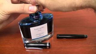 Filling a Pilot Namiki Falcon Fountain Pen [upl. by Adnolahs]