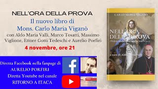 Nell’ora della prova Il nuovo libro di Mons Carlo Maria Viganò [upl. by Wehhtam]