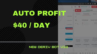 Profit With Smart Martingale V 10 Real  Best Deriv Bot  2024 [upl. by Marlen84]