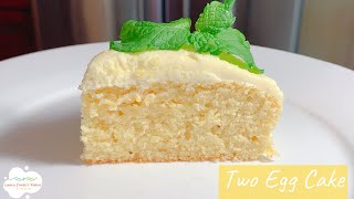 Basic Two Egg Cake [upl. by Angeline]