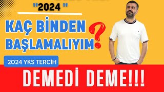 Tercih Yaparken Kaç Bin Sıralamadan Başlamalıyım  YKS Tercih [upl. by Slaby]