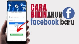 Cara Membuat Akun Facebook Baru di HP Android  Daftar FB Dengan Mudah [upl. by Anirdnaxela158]