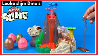 Play Doh Dino Crew Lava Bone Island uitpakken  Family Toys Collector [upl. by Jenica895]