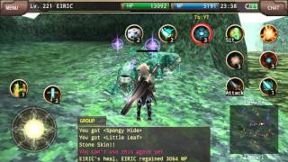 Iruna Online Enchanter Skills Lv 220 [upl. by Hanima]