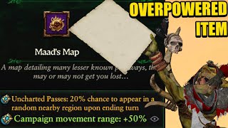 How Maads Map The NEW OP Unique Item that Increases Campaign Movement 50 with 20 of Error Works [upl. by Ondrej]