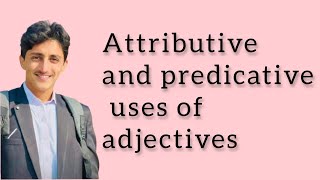 Attributive VS Predicative master the differences IK English grammar [upl. by Musa937]