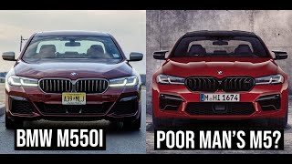 BMW M550i xDrive  REVIEW [upl. by Ynoffit]