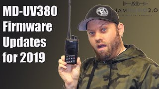 TYT MDUV380 Firmware Updates for 2019  Ham Radio 20 [upl. by Ilrebmik180]