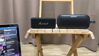 Bose Soundlink Flex vs Marshall Emberton [upl. by Safier702]