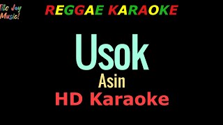 Usok  Asin REGGAE KARAOKE [upl. by Naasar757]