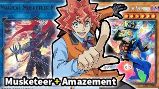 Musketeer  Amazement Deck 2024  YuGiOh Duel Links [upl. by Haldes]