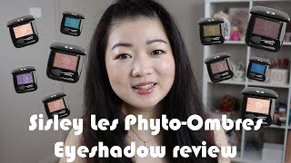 SISLEYPARIS NEW Les PhytoOmbres Eyeshadows Review  Swatch [upl. by Marilla]