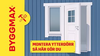 Montera ytterdörr så här gör du [upl. by Beitch722]