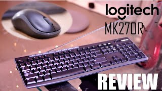 Logitech Mk270r Wireless Keyboard And Mouse Combo Review [upl. by Koralle164]