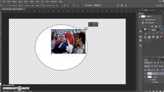 درس كيفية وضع صورة داخل دائرة علي برنامج الفوتوشوب [upl. by Sybyl]