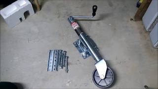 Haulmaster 1000 lbs trailer jack [upl. by Narda]