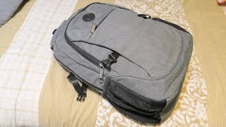 Laptop Backpack with USB Charging [upl. by Egiap]