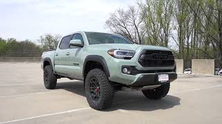 Tacoma TRD Lift Kit  Before amp After [upl. by Ellehcir]